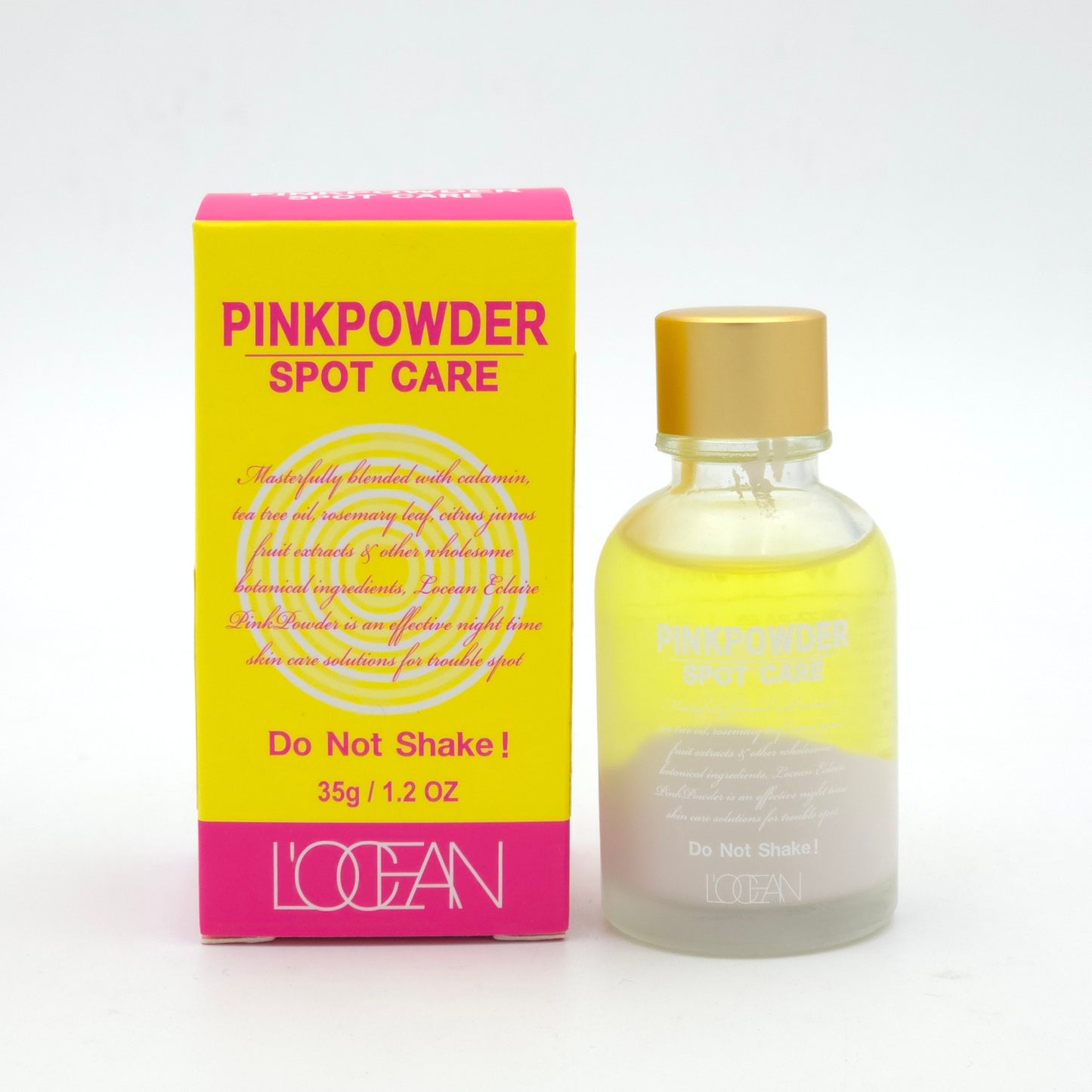 LOCEAN Eclaire Pink Powder 35g Spot Care Calamine Night Care