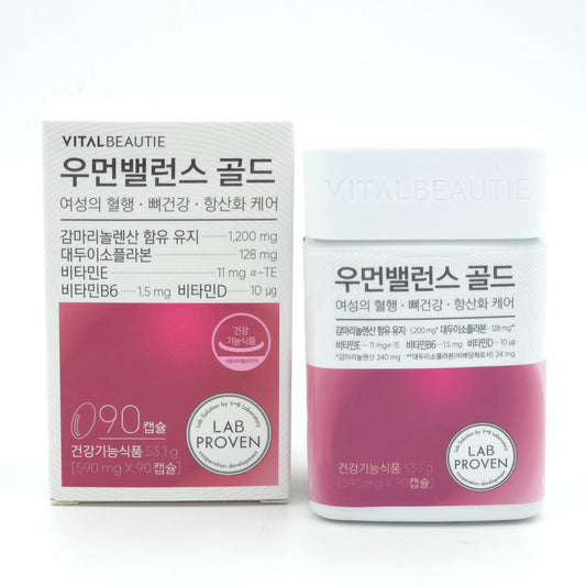 VITALBEAUTIE Woman Balance Gold 590mg x 90 Capsule Women's Health K-Beauty