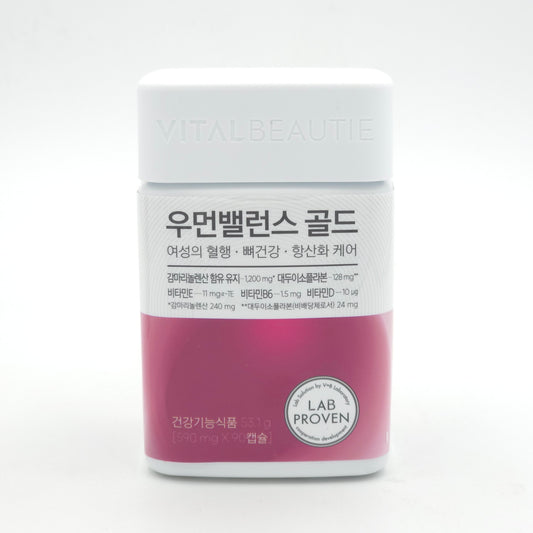 VITALBEAUTIE Woman Balance Gold 590mg x 90 Capsule Women's Health K-Beauty