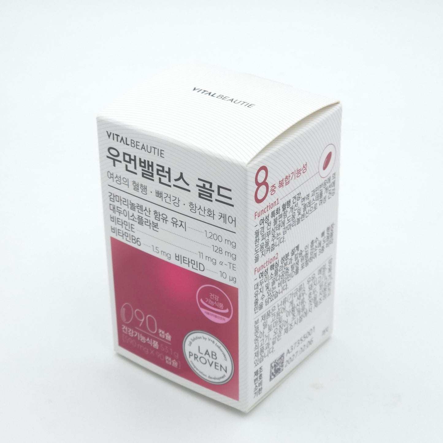 VITALBEAUTIE Woman Balance Gold 590mg x 90 Capsule Women's Health K-Beauty