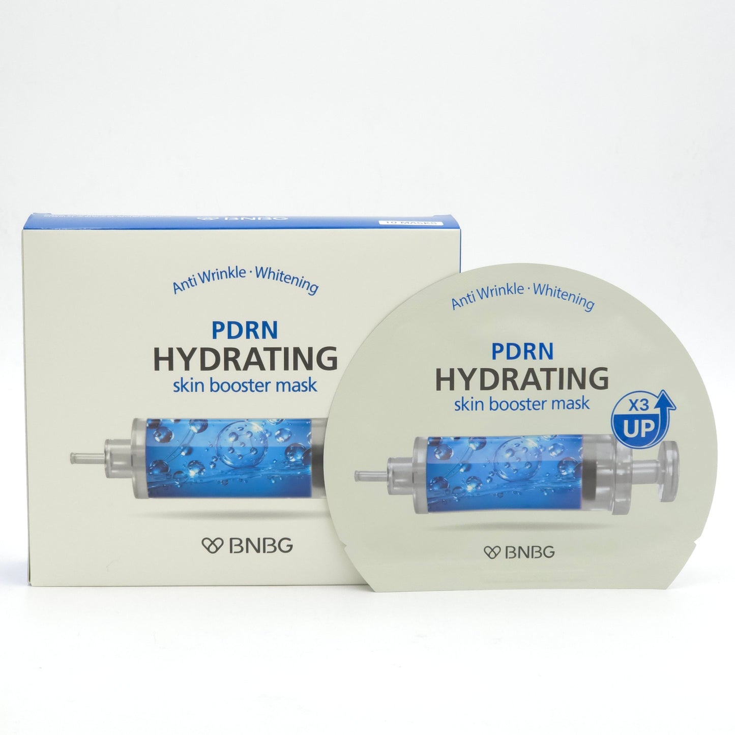 BNBG Skin Booster PDRN Mask 30ml x 10pcs Hydrating Whitening K-Beauty