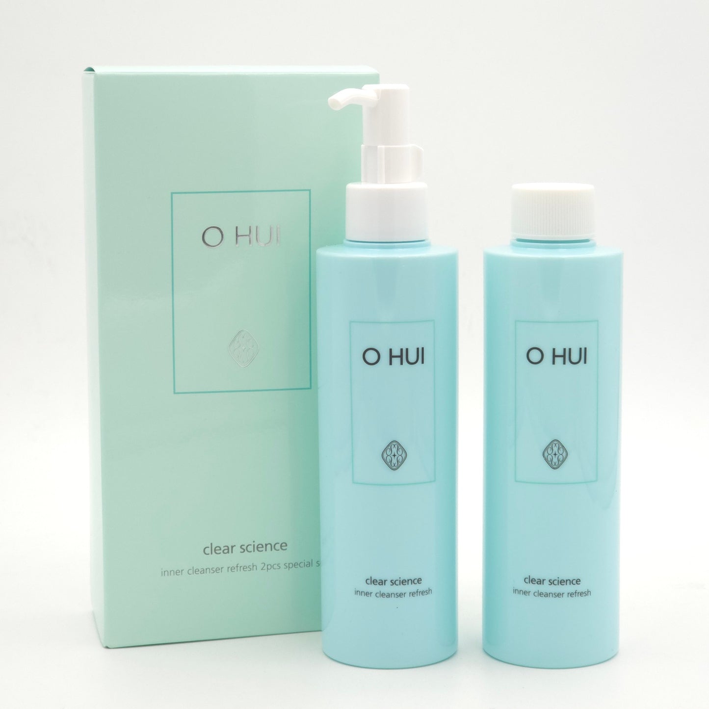 O HUI Clear Science Inner Cleanser Refresh 2pcs Special Set For Women K-Beauty