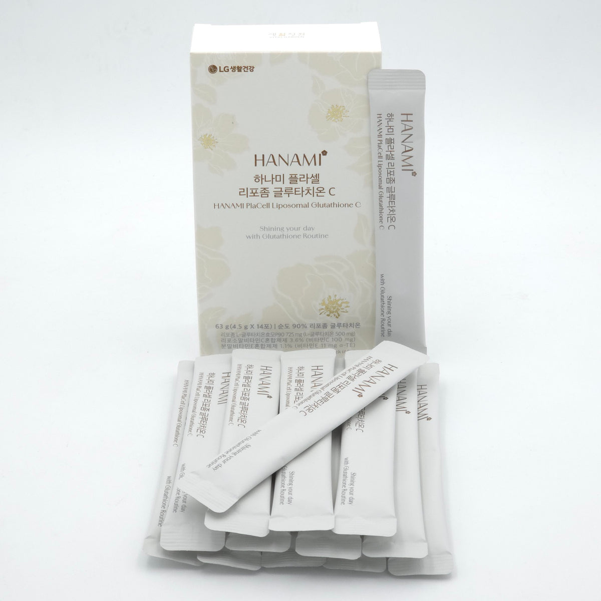 HANAMI PlaCell Liposomal Glutathione C 4.5g x 14 Sticks