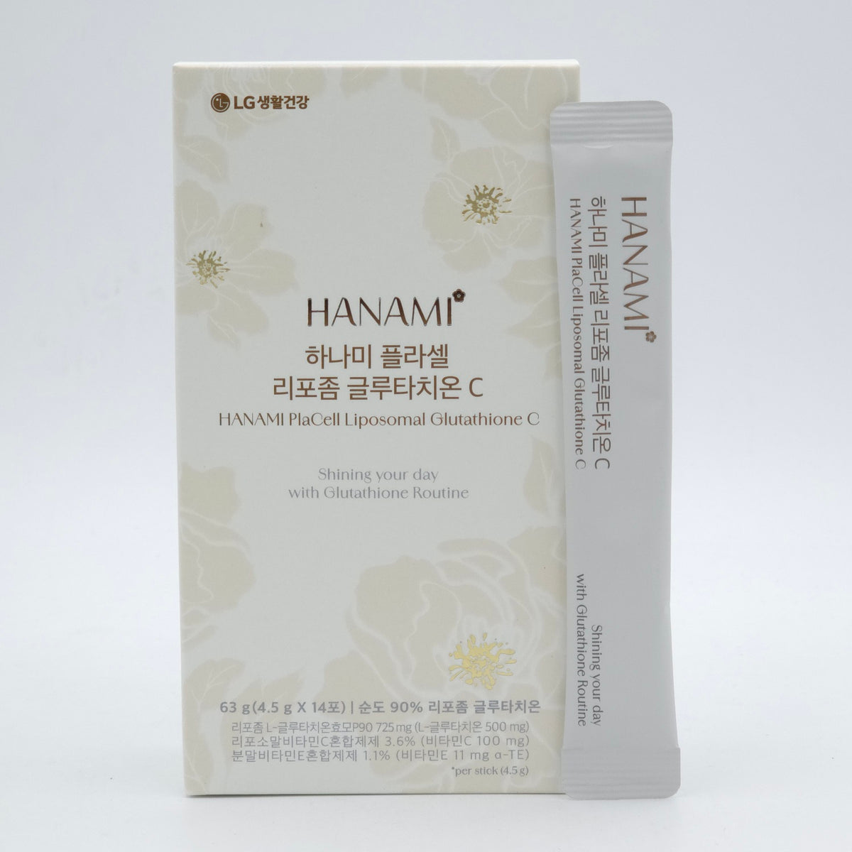 HANAMI PlaCell Liposomal Glutathione C 4.5g x 14 Sticks