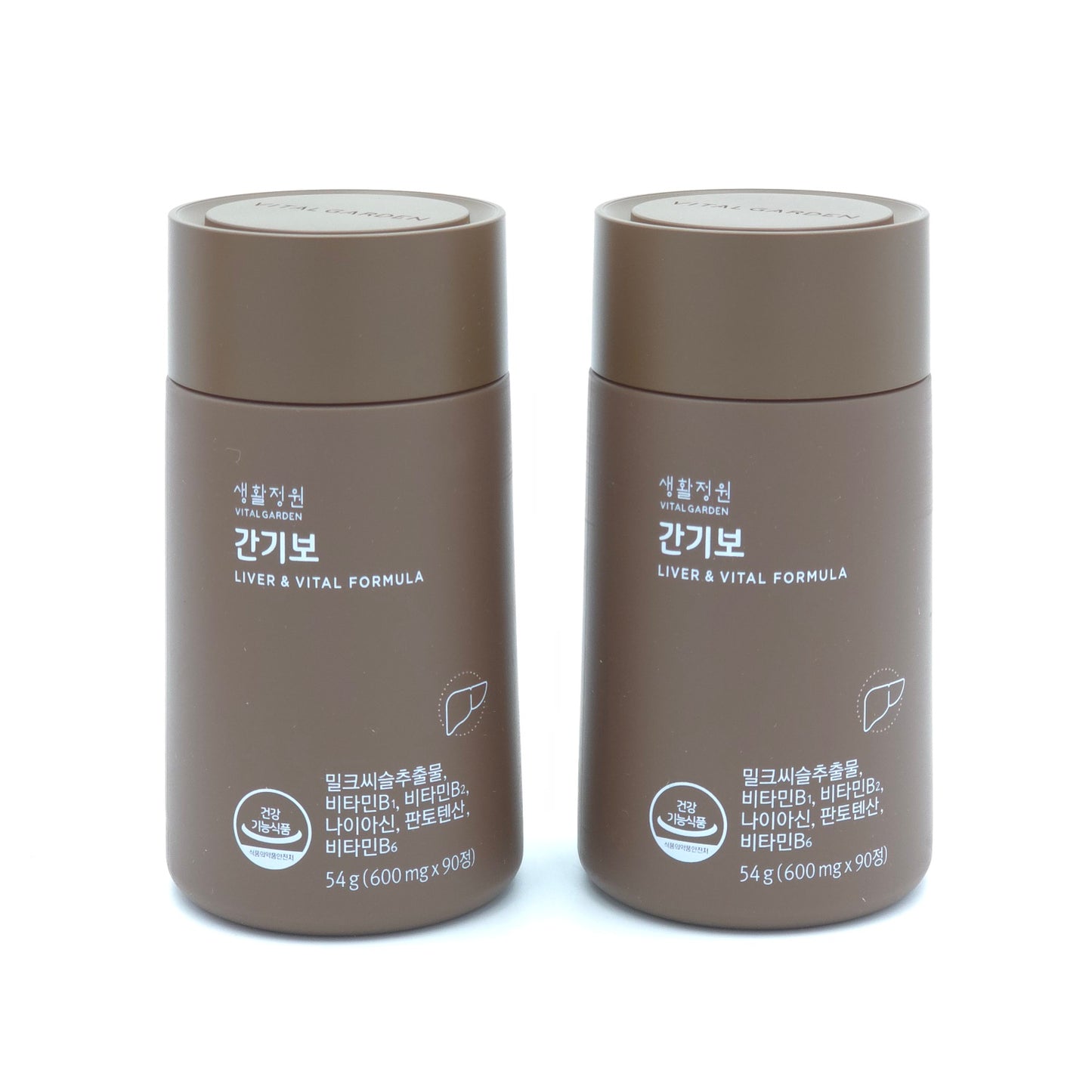 LG Vital Garden Gankibo Liver & Vital Formula 600mg x 90 tablets x 2 Bottles K-Beauty