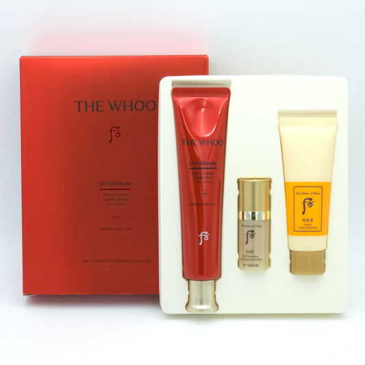 THE WHOO UV Ultimate Red Vitamin Sunscreen Special Set SPF50+ PA++++ K-Beauty