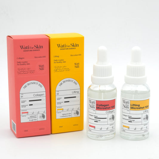 Wati For Skin Essence Microshot 100 Collagen 30ml Lifting 30ml Reedle Shot K-Beauty