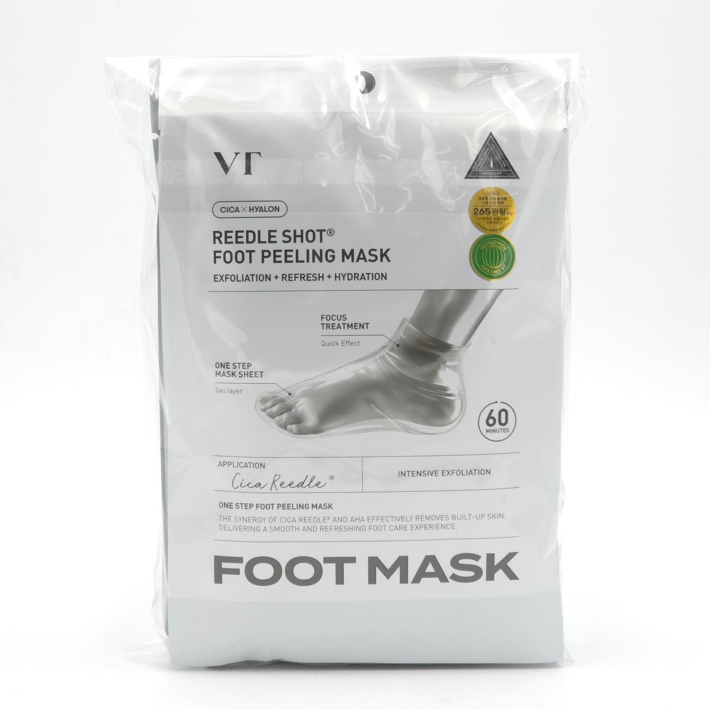 VT Reedle Shot Foot Peeling Mask 40ml x 5pcs
