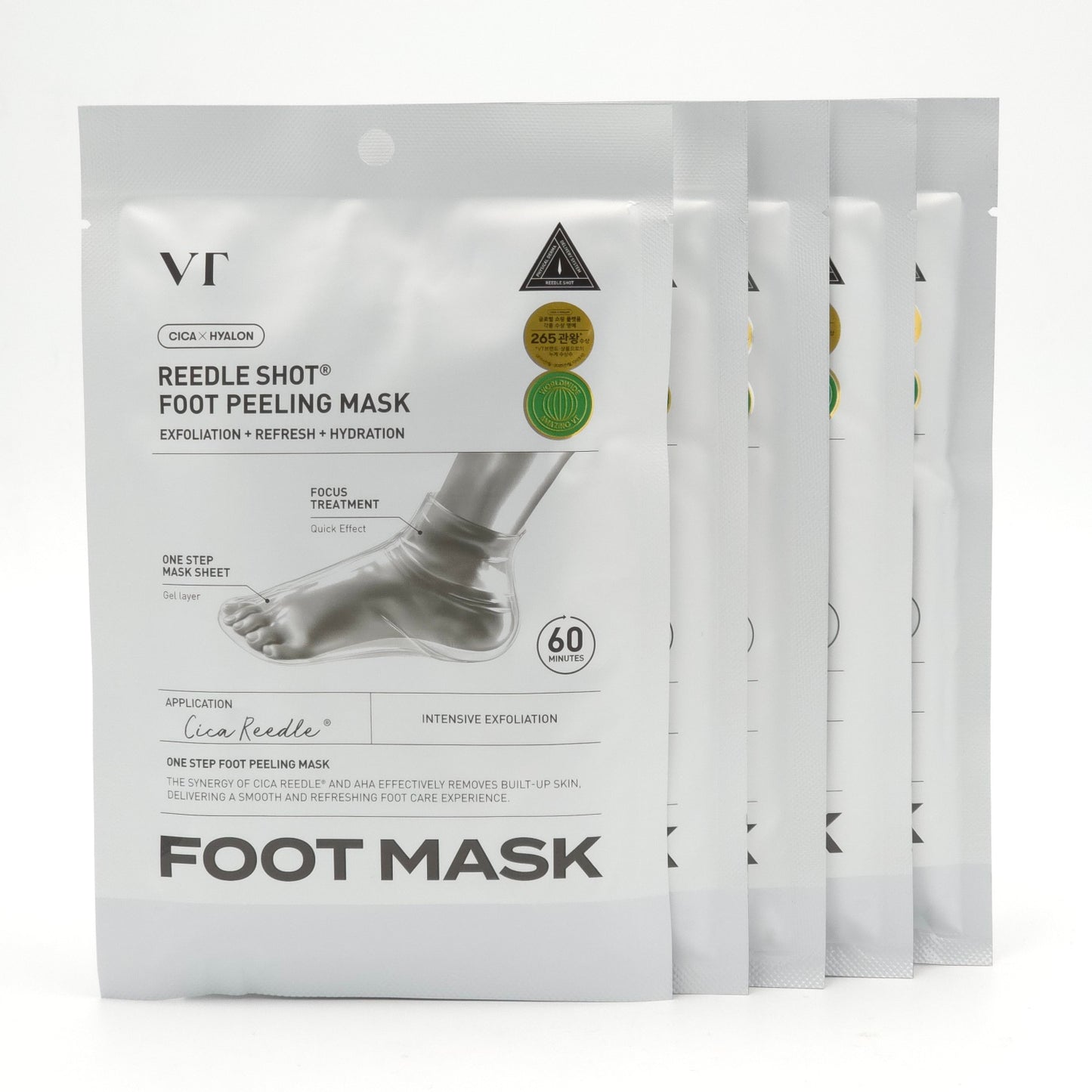 VT Reedle Shot Foot Peeling Mask 40ml x 5pcs