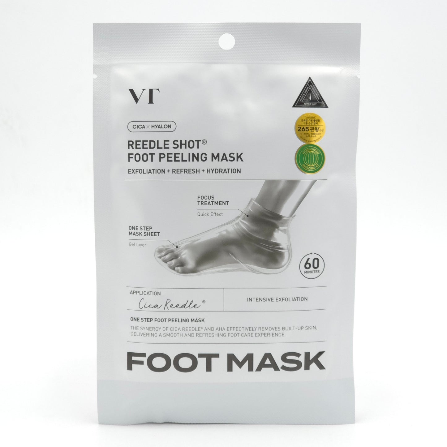 VT Reedle Shot Foot Peeling Mask 40ml x 5pcs