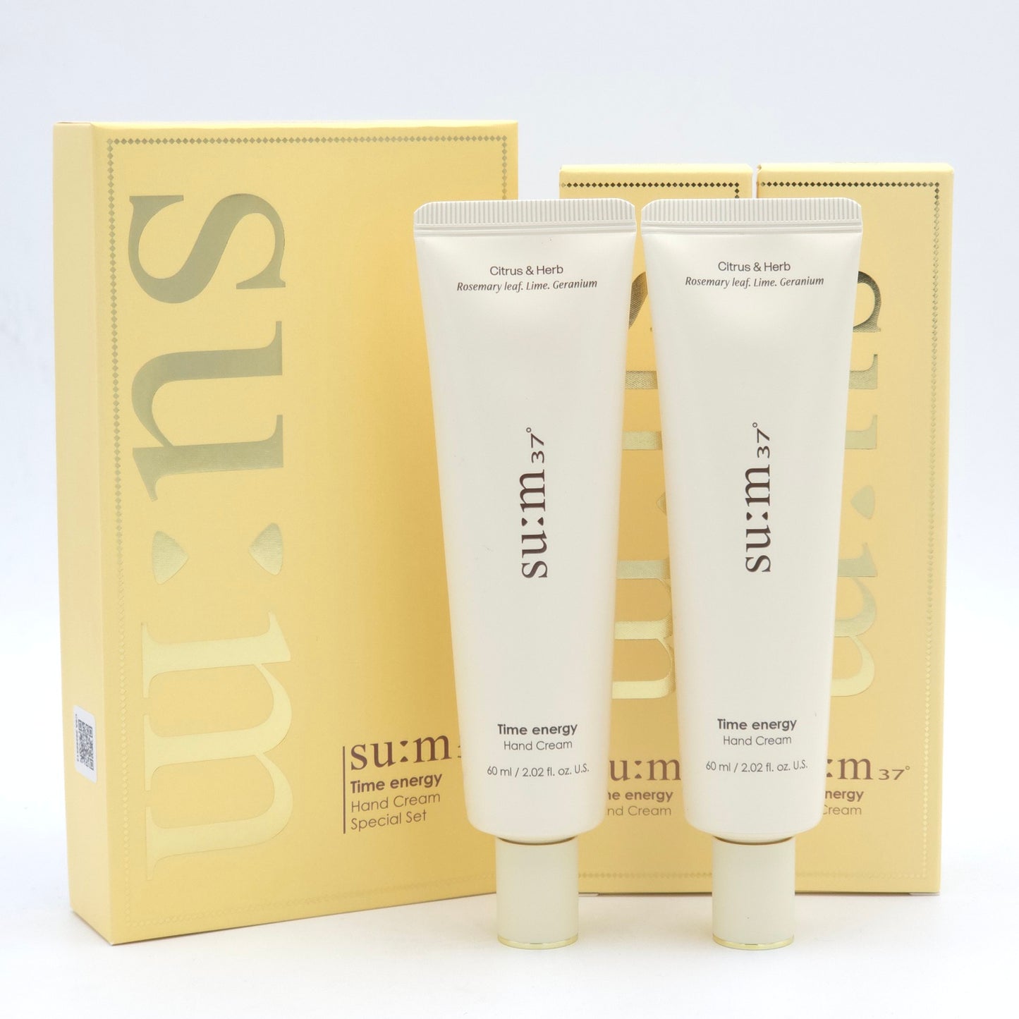SU:M37 Time Energy Hand Cream Special Set 60ml x 2ea Moisturizing