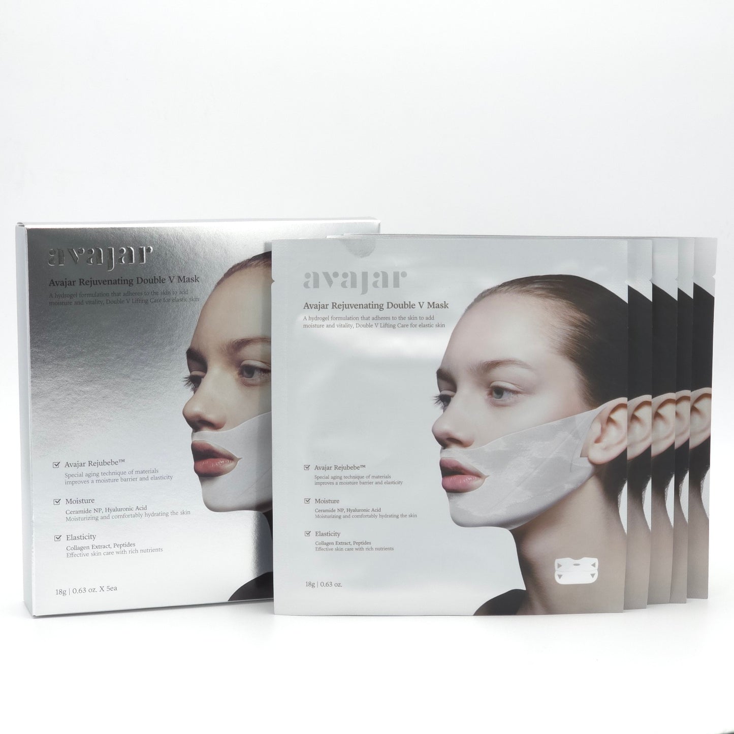 Avajar Rejuvenating Double V Mask 18g x 5ea