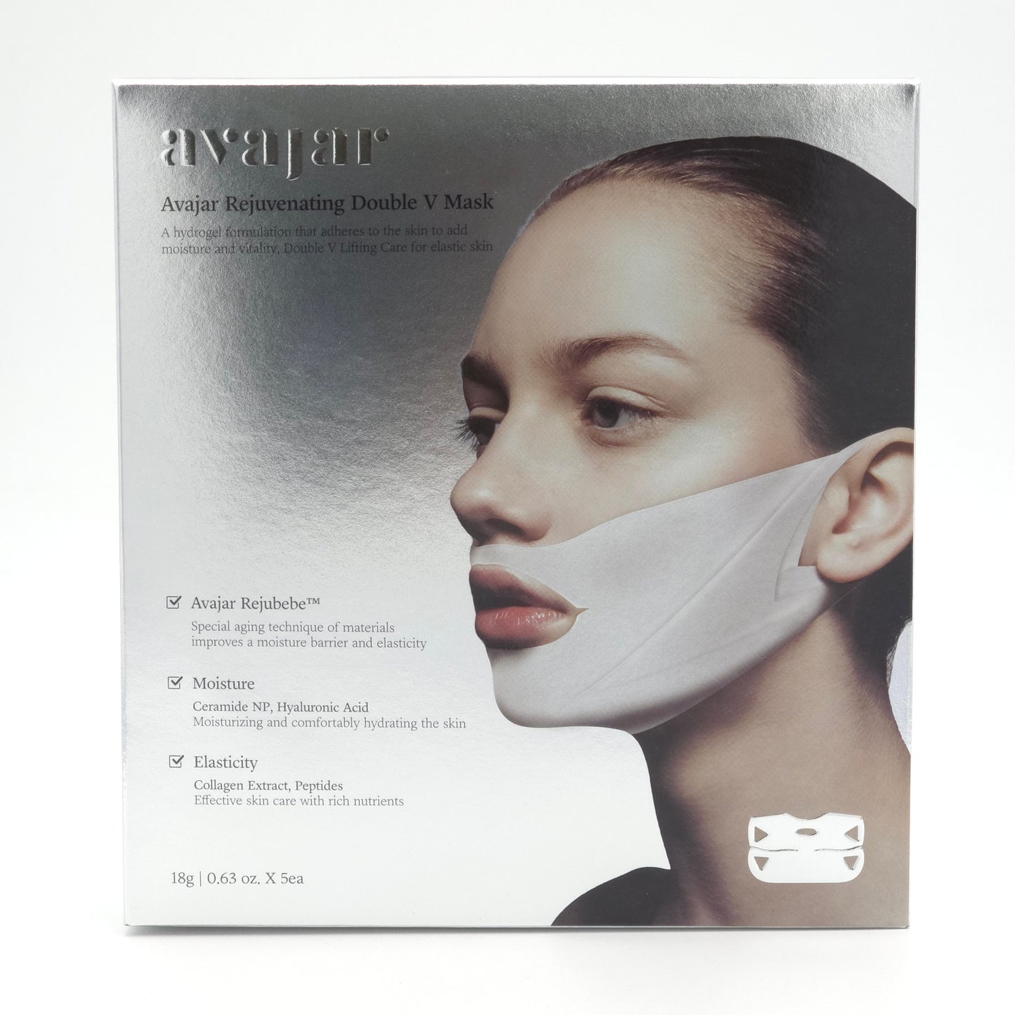 Avajar Rejuvenating Double V Mask 18g x 5ea