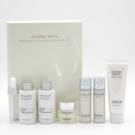 O HUI Extreme White Mela Toing Dark Spot Ampoule Essence Duo Set