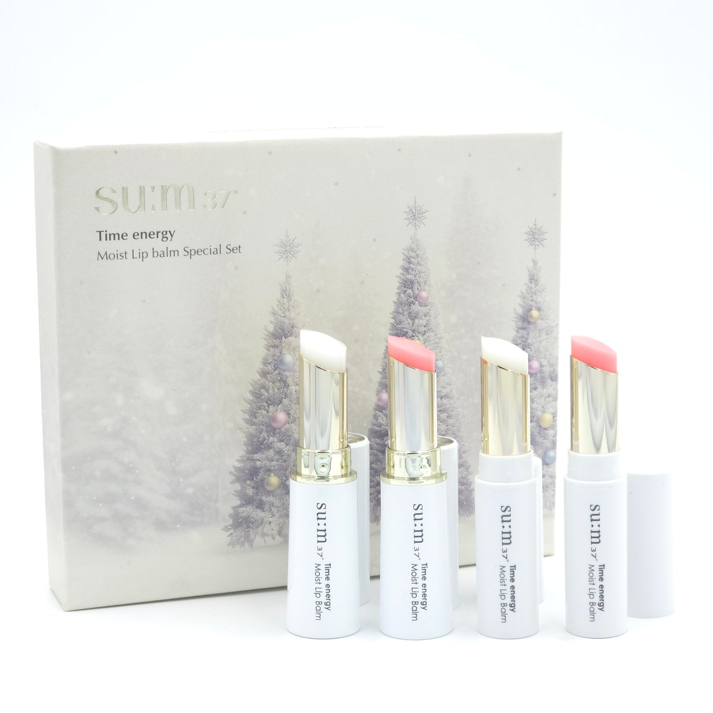 SU:M37 Time Energy Moist Lip Balm Special Set 4 Item