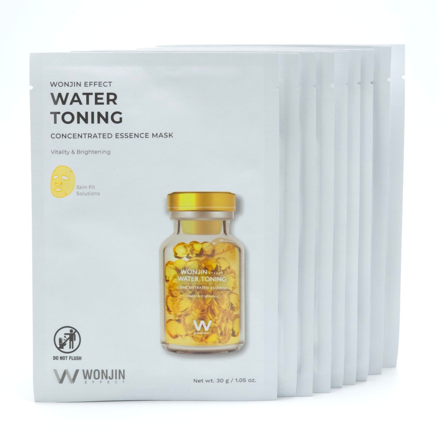 Wonjin Effect Water Toning Concentrated Essence Mask 30g x 10ea