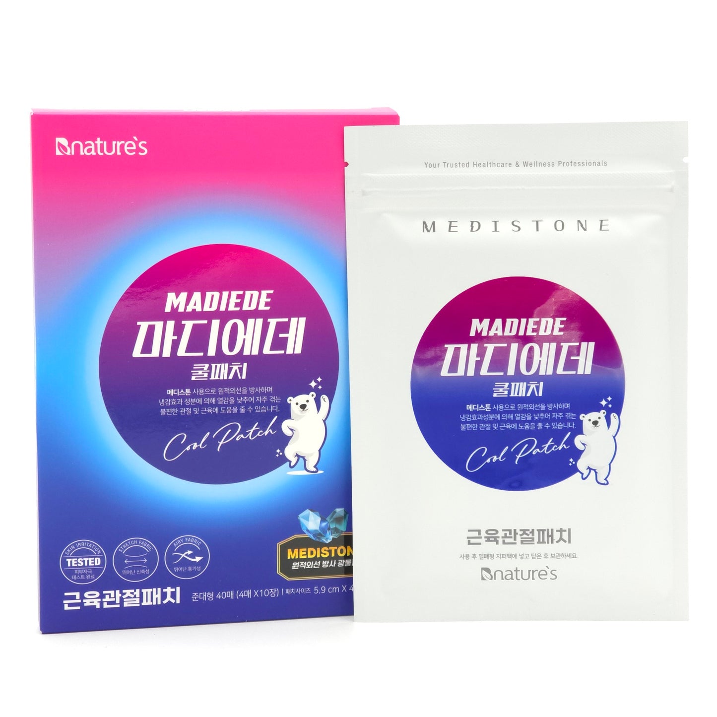 Medistone Madiede Cool Patch 4 patches × 10 sheets