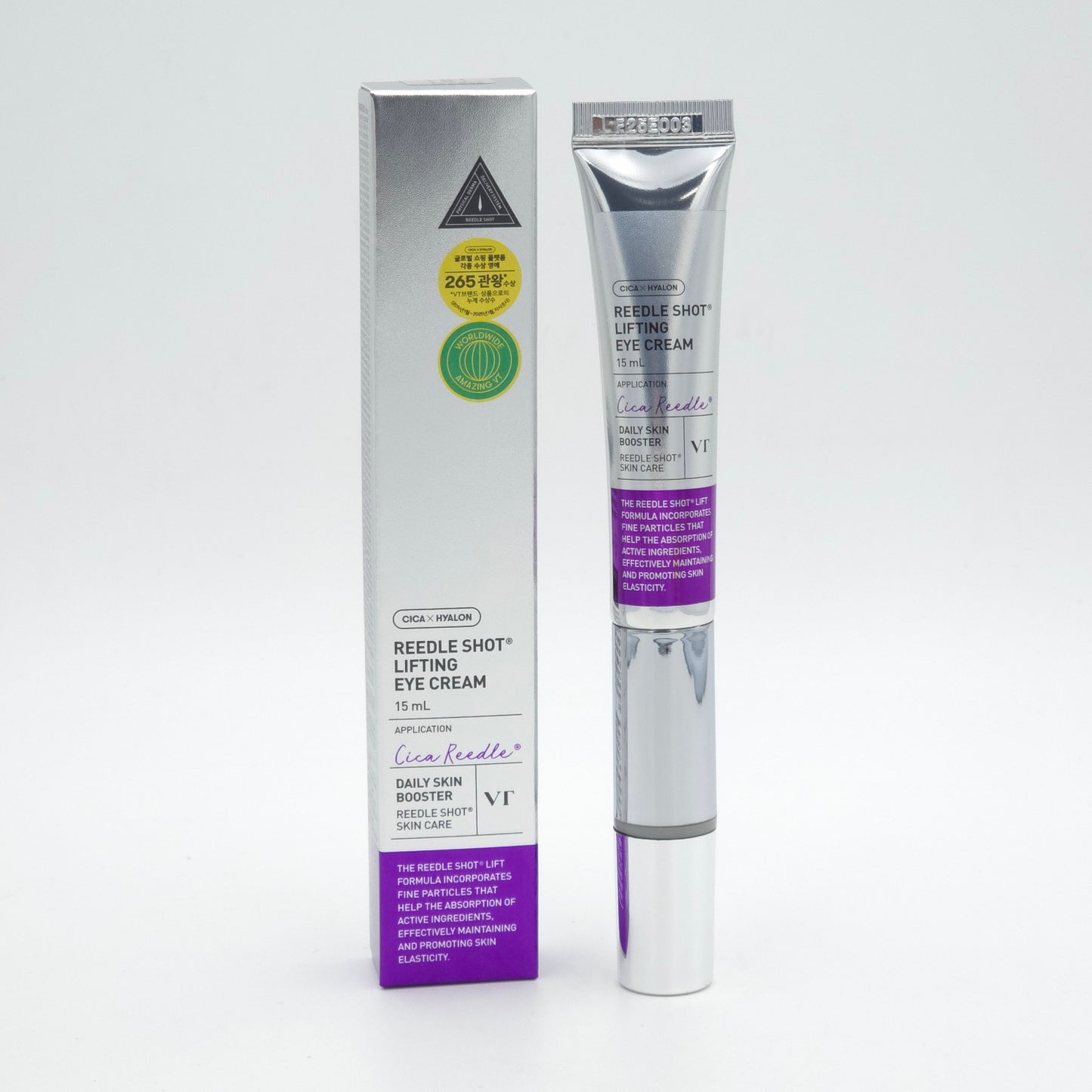 VT Cosmetics Reedle Shot Lifting Eye Cream 15ml Firming Hydrating K-Beauty