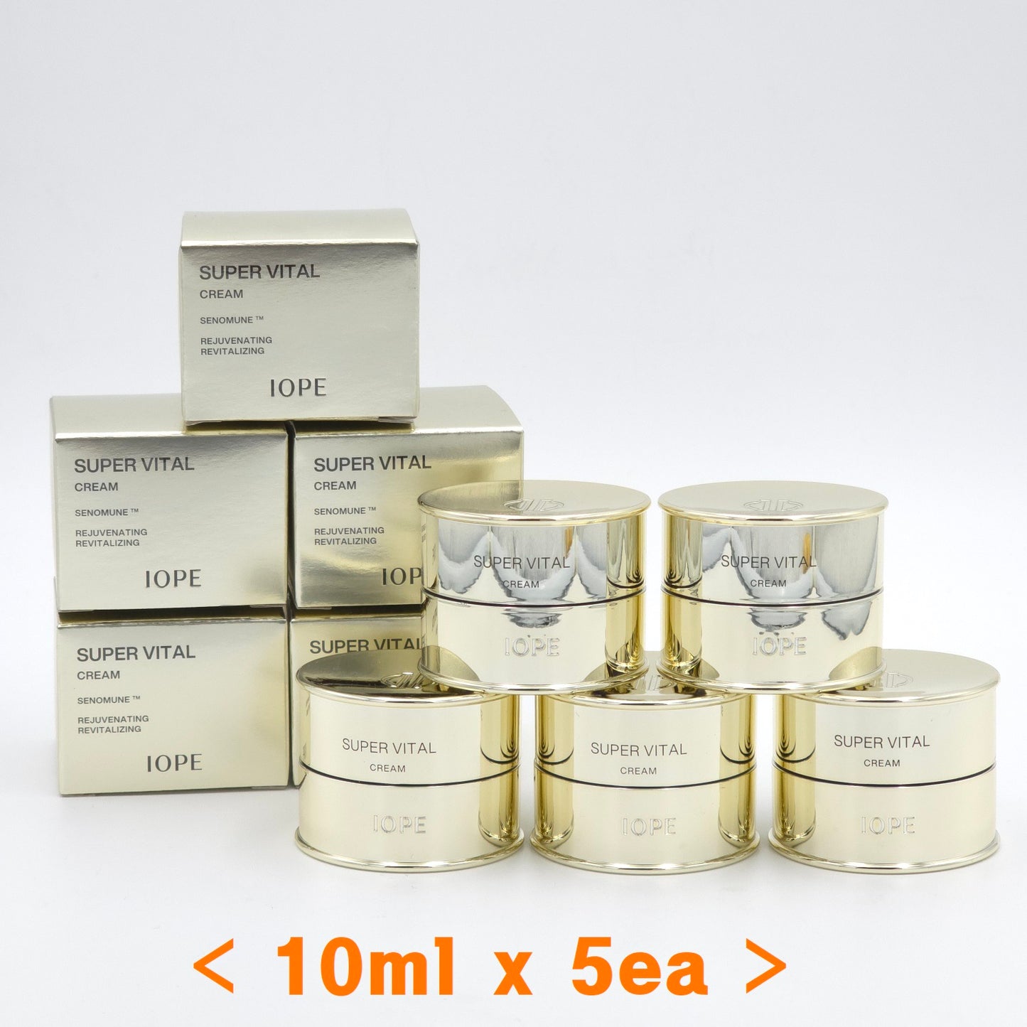 IOPE Super Vital Cream 10ml x 5ea Smooth Moisture K-Beauty