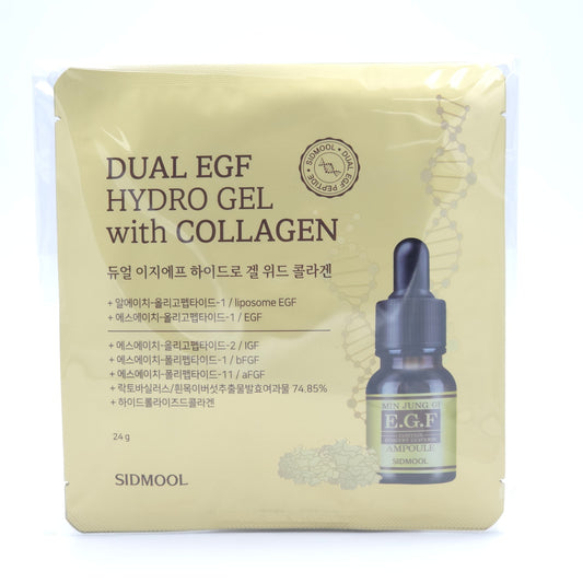 SIDMOOL Dual EGF Hydro Gel with Collagen Mask 24g x 5ea Elasticity K-Beauty