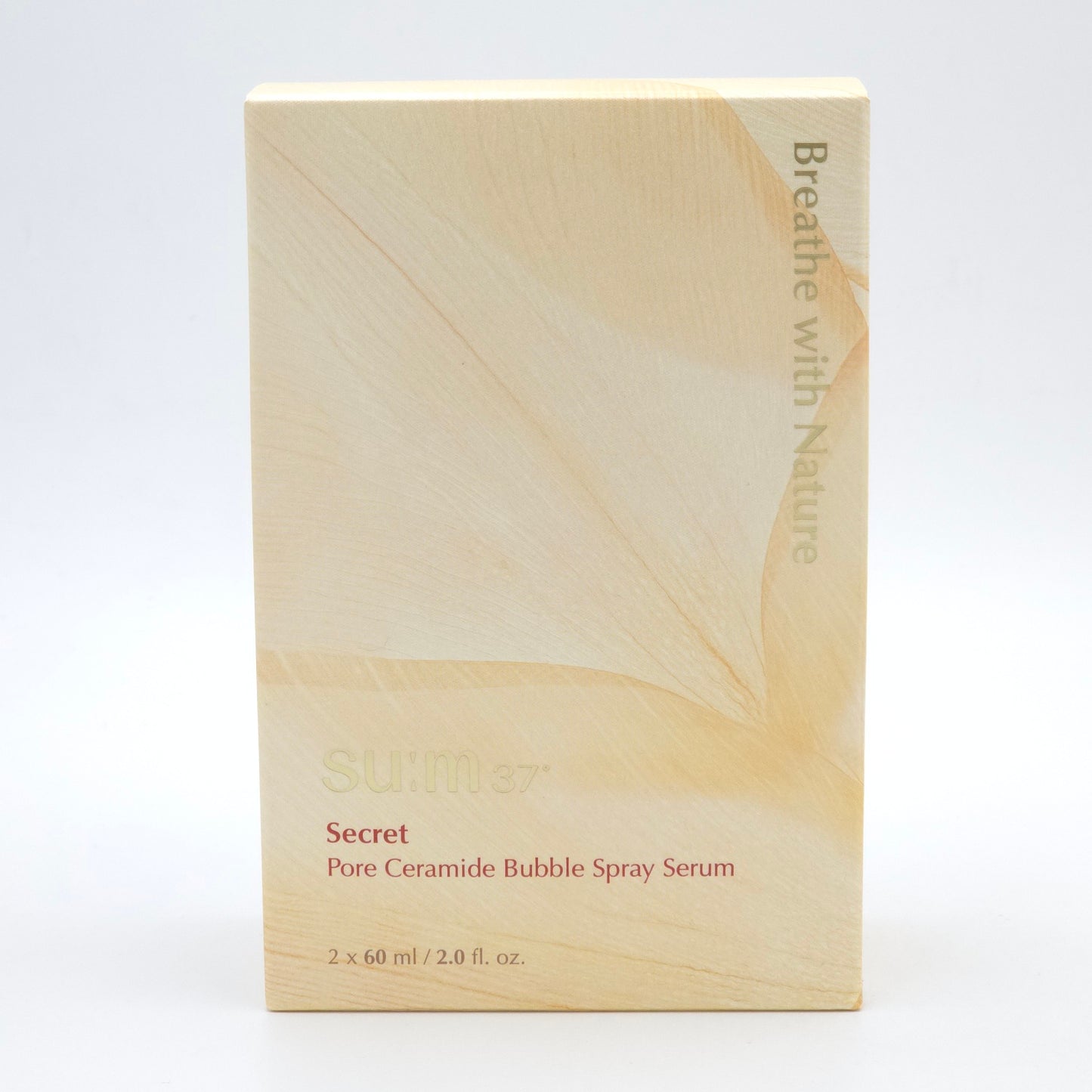 SU:M37 Secret Pore Ceramide Bubble Spray Serum Set 60ml x 2ea Hydrating Facial Mist