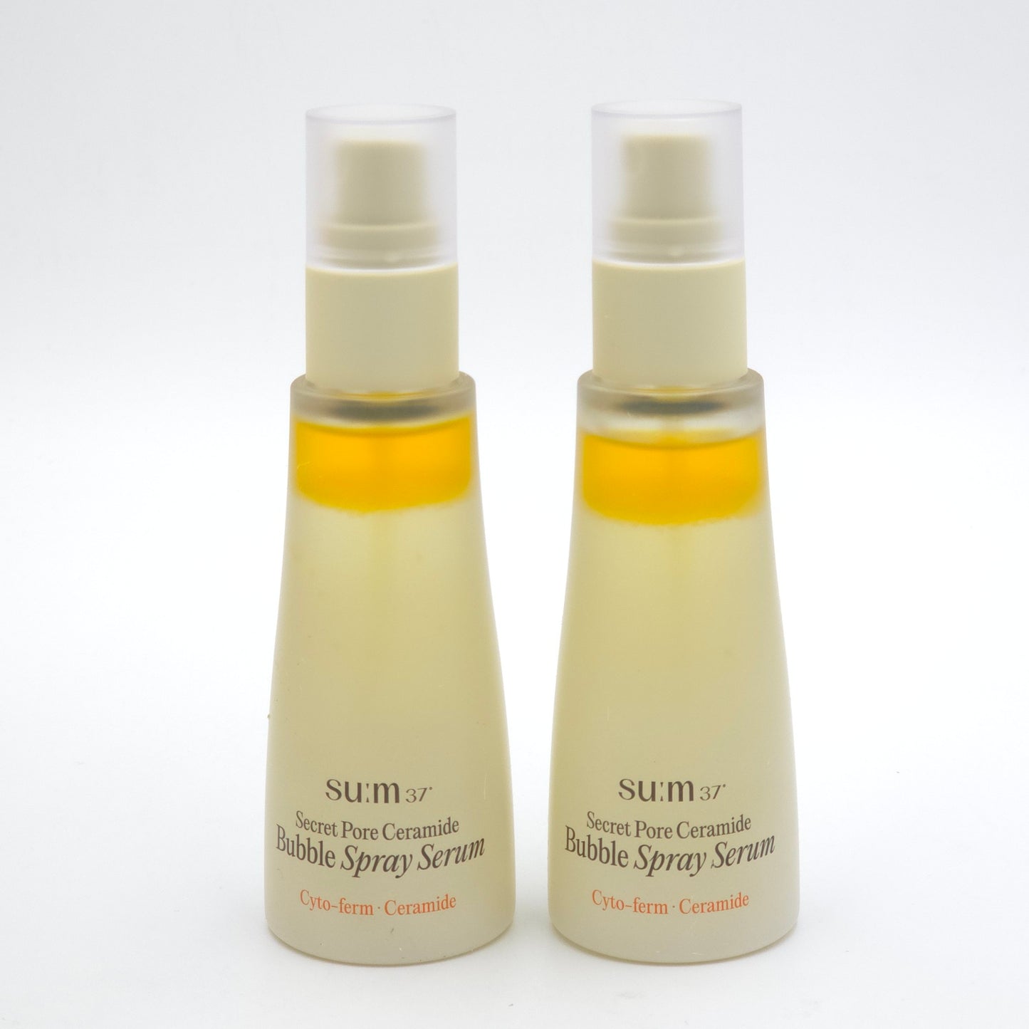 SU:M37 Secret Pore Ceramide Bubble Spray Serum Set 60ml x 2ea Hydrating Facial Mist