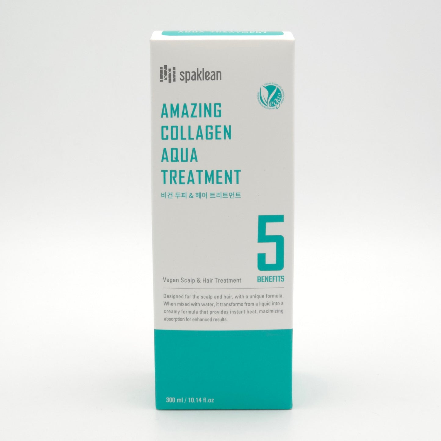 Spaklean Amazing Collagen Aqua Treatment 300ml Vegan Scalp Hair
