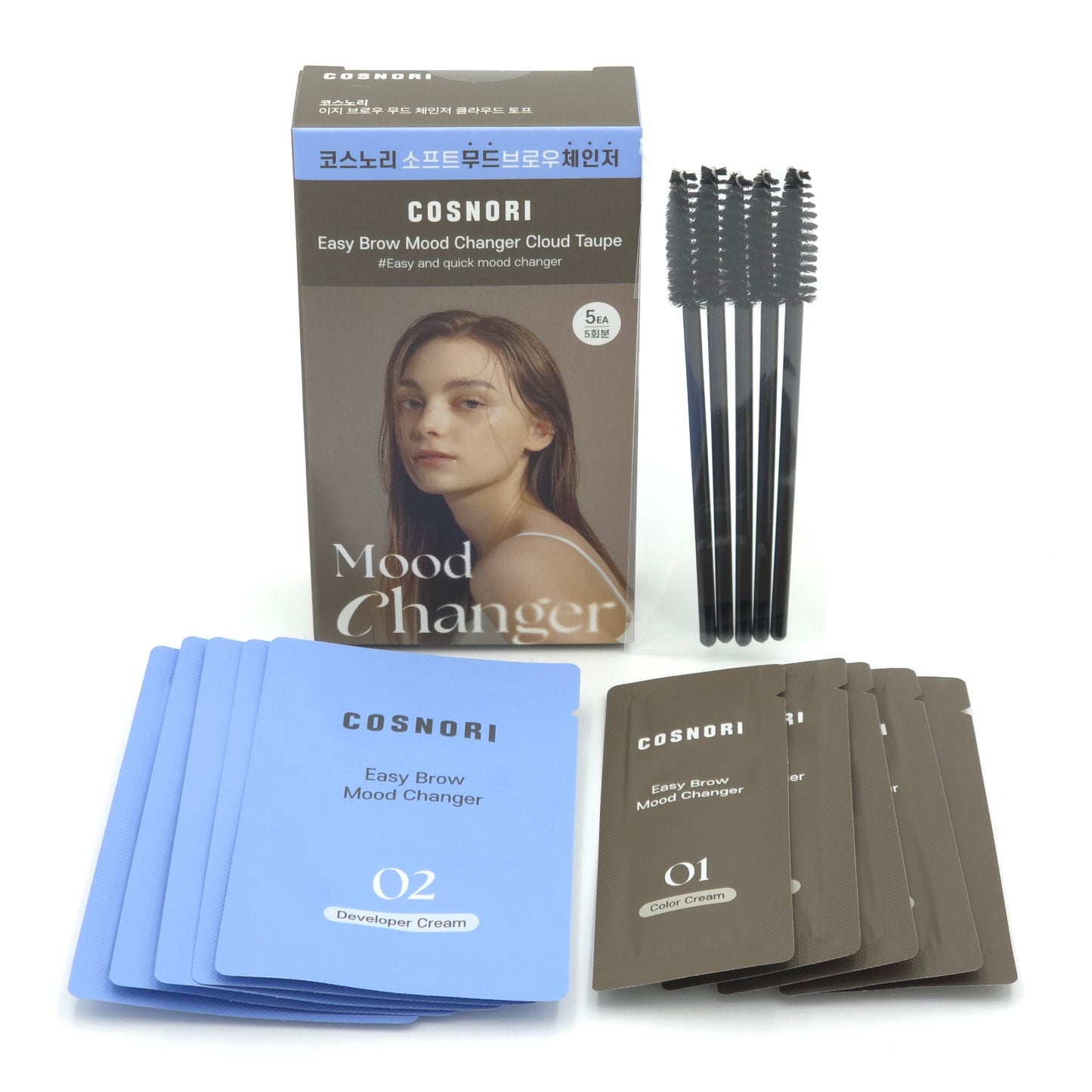 COSNORI Easy Brow Mood Changer Cloud Taupe Hair Dye Kit