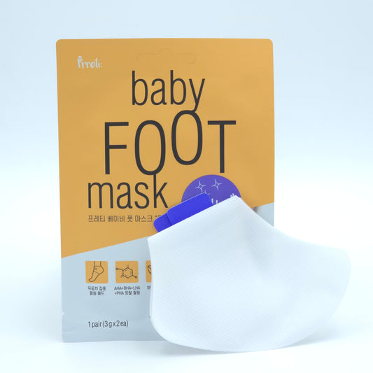 Prreti Baby Foot Mask Peeling 1 Pair x 5ea Exfoliating Dead Skin Smooth