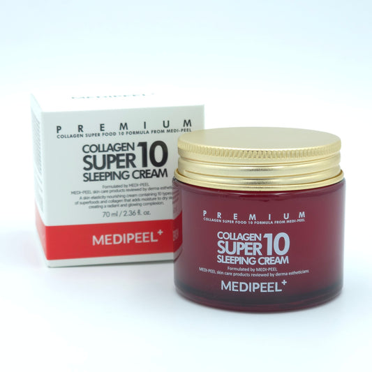 MEDI-PEEL Collagen Super 10 Sleeping Cream 70ml Overnight Hydrating Cream