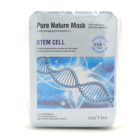 Anskin Secriss Pure Nature Stem Cell Mask 25ml x 20 sheets Hydrating