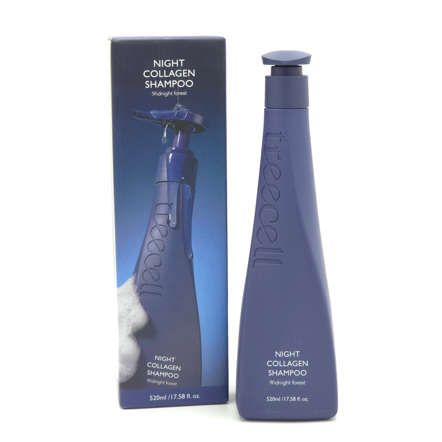 Treecell Night Collagen Shampoo 520ml Scalp Deep Cleansing Moisturizing