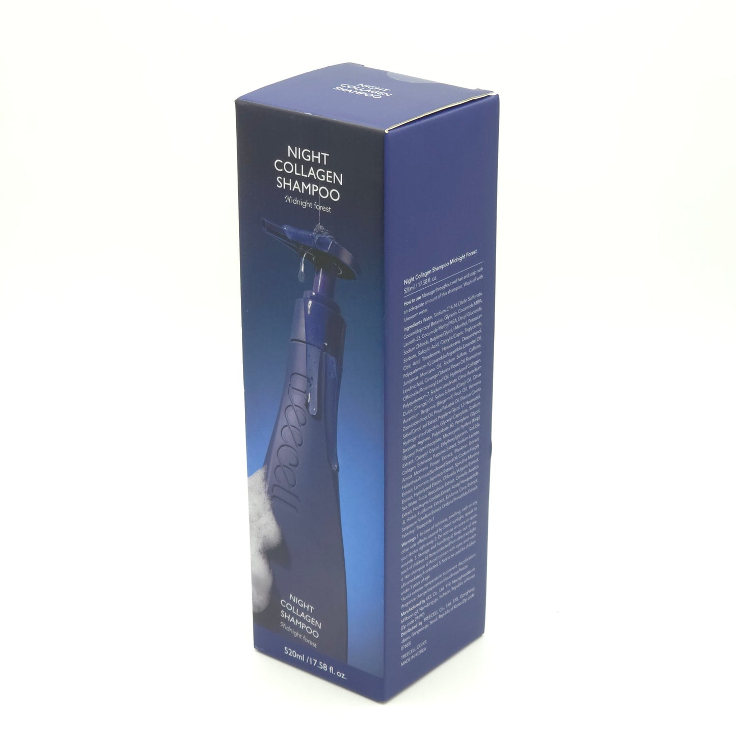 Treecell Night Collagen Shampoo 520ml Scalp Deep Cleansing Moisturizing