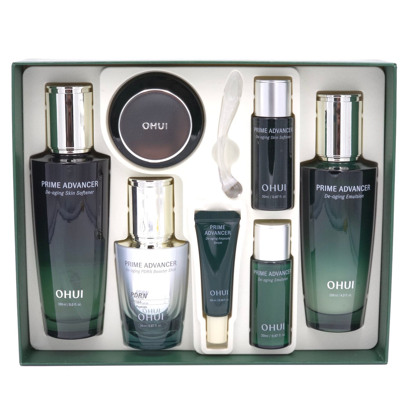 O HUI Prime Advancer De-aging 3pcs Special Set 7 Items Skincare Kit