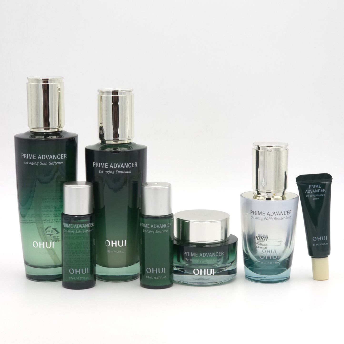 O HUI Prime Advancer De-aging 3pcs Special Set 7 Items Skincare Kit