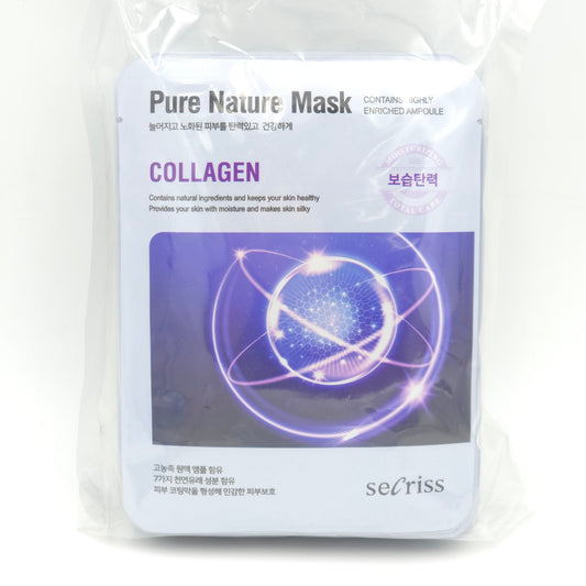 Anskin Secriss Pure Nature Collagen Mask 25ml x 20 sheets Moisturizing