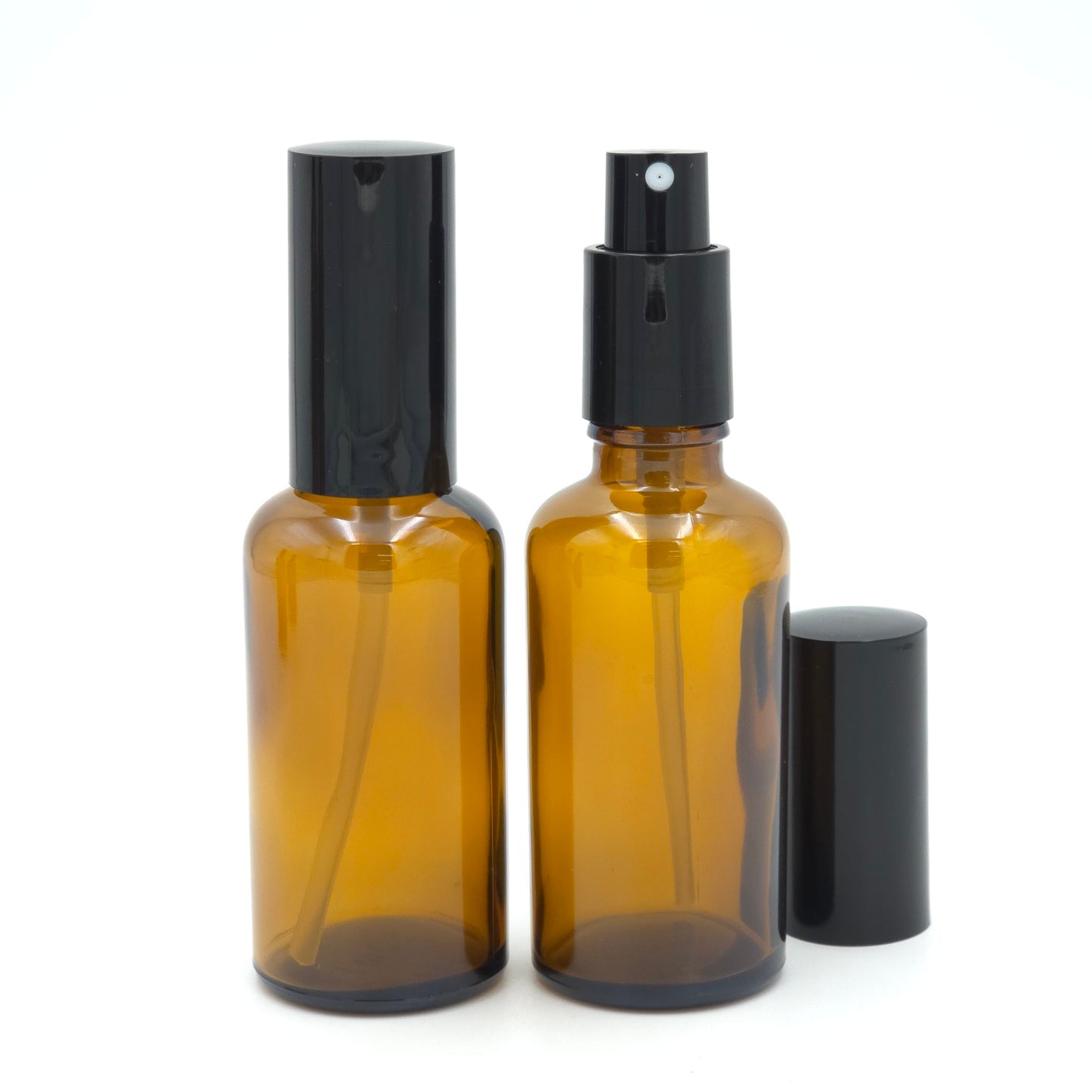 HAEBOM Aroma Brown Glass Fine Mist Empty Spray Bottle Refillable Travel Container Set