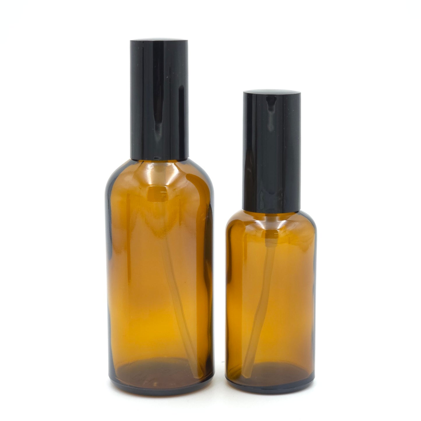 HAEBOM Aroma Brown Glass Fine Mist Empty Spray Bottle Refillable Travel Container Set