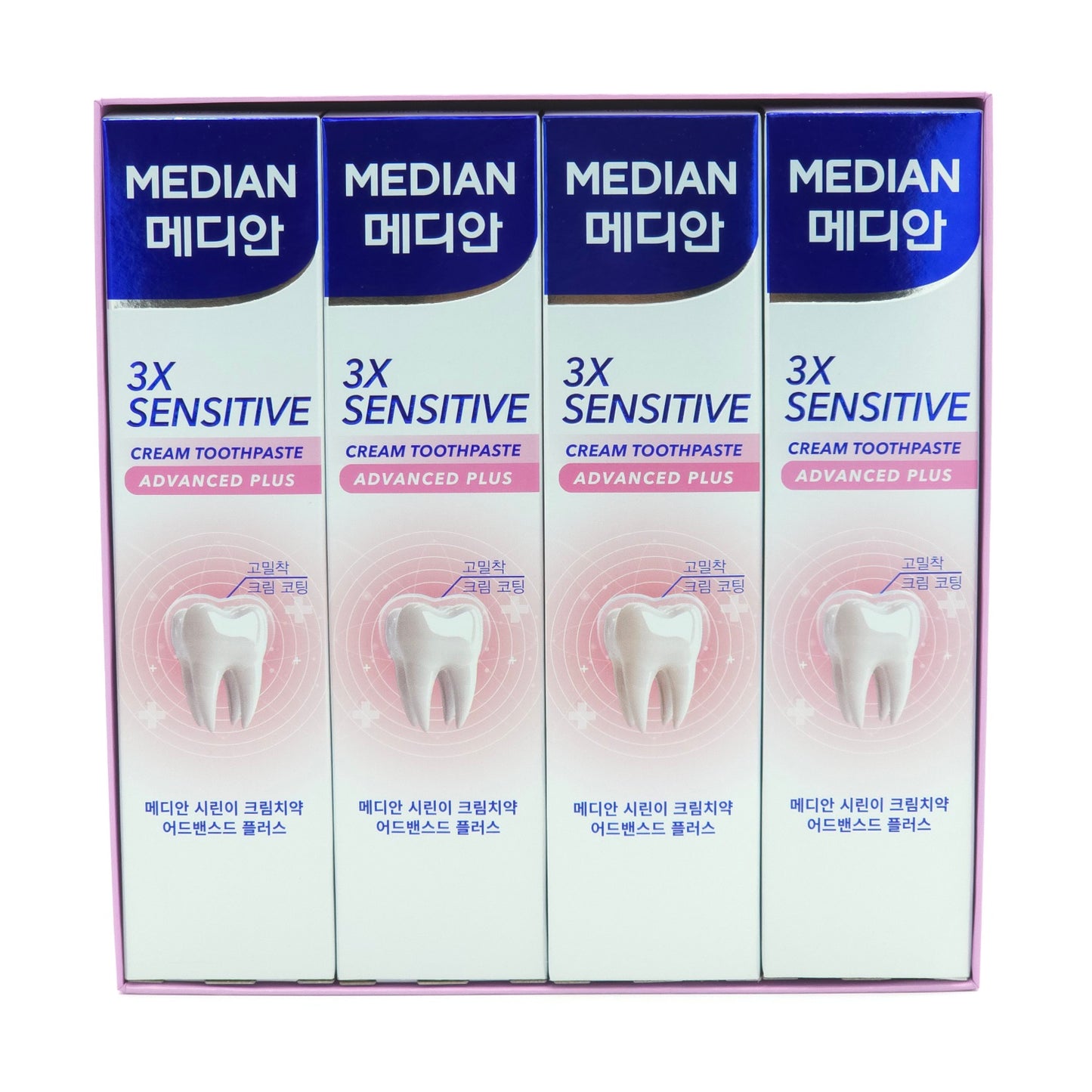 Median Sensitive Cream Toothpaste Advanced Plus 100g x4ea Amorepacific