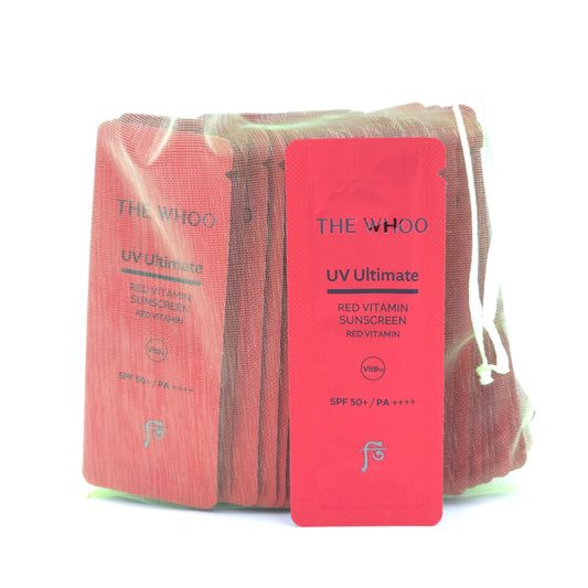 THE WHOO UV Ultimate Red Vitamin Sunscreen SPF50+ PA++++ 1ml x 60pcs Sun Cream