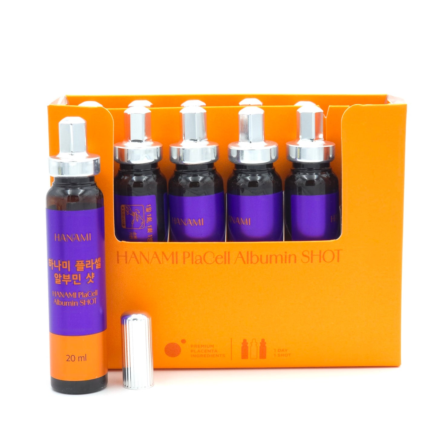 LG Vital Garden Hanami PlaCell Albumin Shot 20ml x 12 Bottles Energy Balance Drink