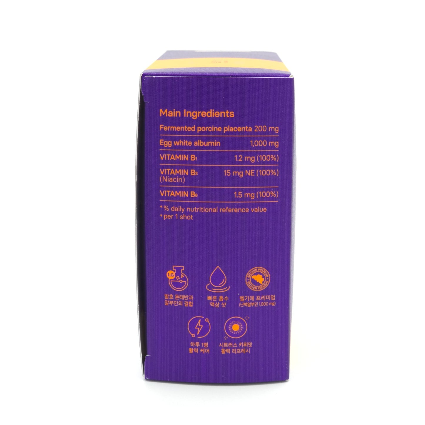LG Vital Garden Hanami PlaCell Albumin Shot 20ml x 12 Bottles Energy Balance Drink