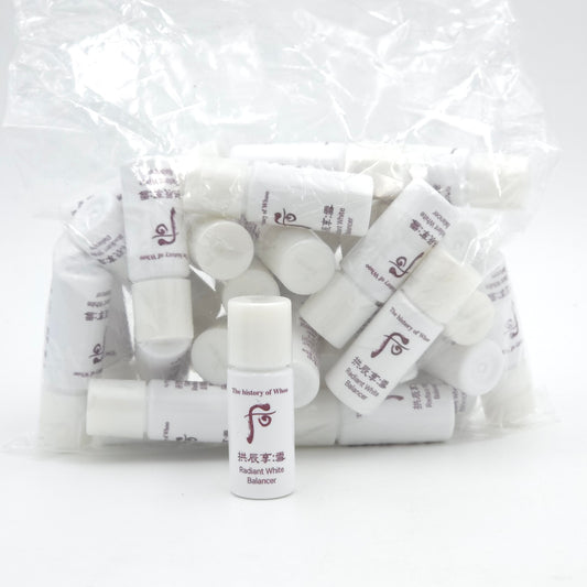 The history of Whoo Gongjinhyang Seol Radiant White Balancer 5ml x 30pcs
