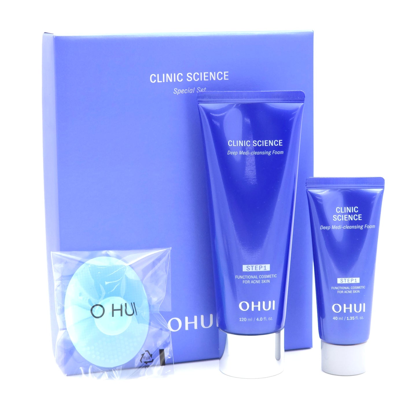 O HUI Clinic Science Deep Medi Cleansing Foam Special Set