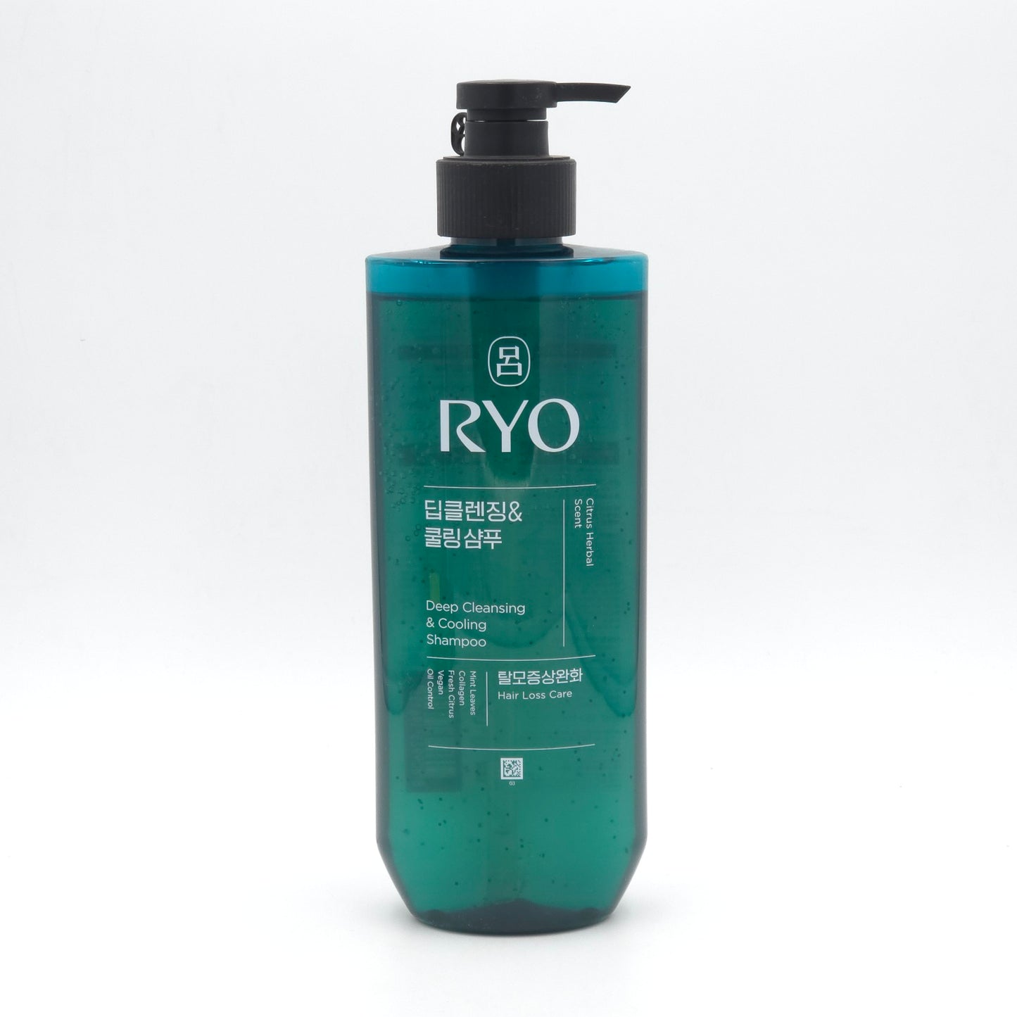 RYO Deep Cleansing Cooling Shampoo 592ml Hair Loss Care Oily Scalp