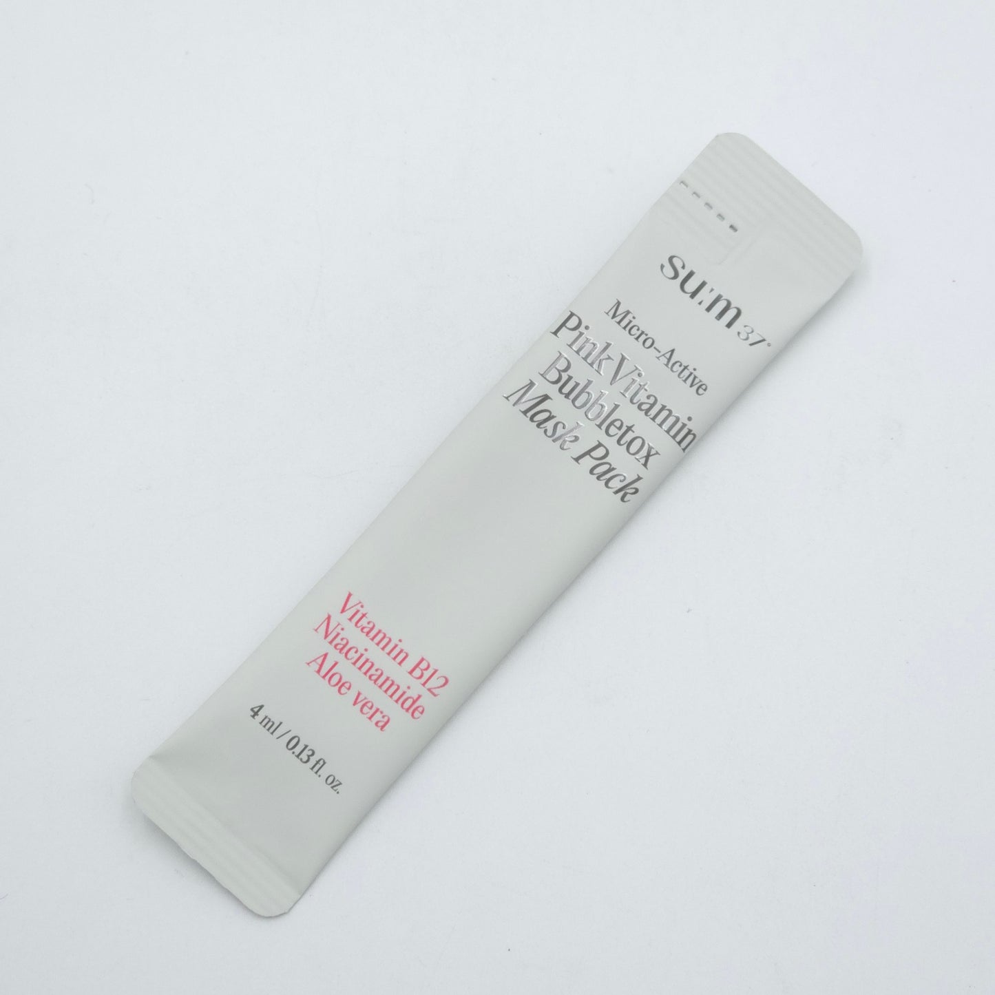 SU:M37 Micro Active Pink Vitamin Bubbletox Mask Pack 4ml x 50ea Bubble Cleansing Mask