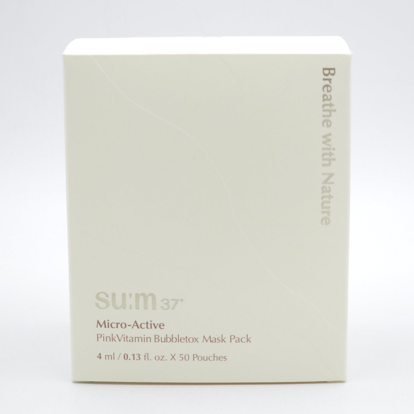 SU:M37 Micro Active Pink Vitamin Bubbletox Mask Pack 4ml x 50ea Bubble Cleansing Mask