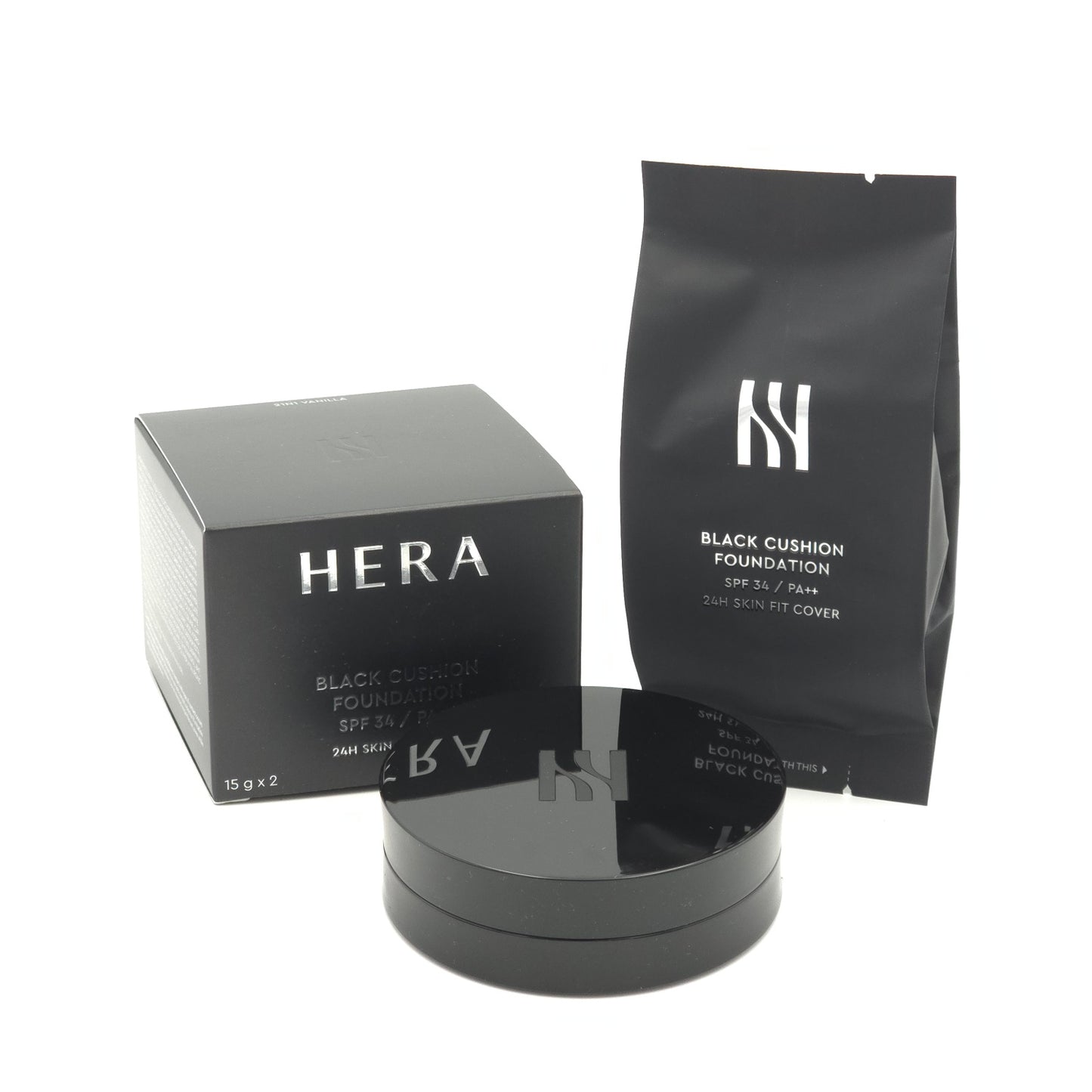 HERA Black Cushion Foundation SPF34 PA++ 15g x 2ea