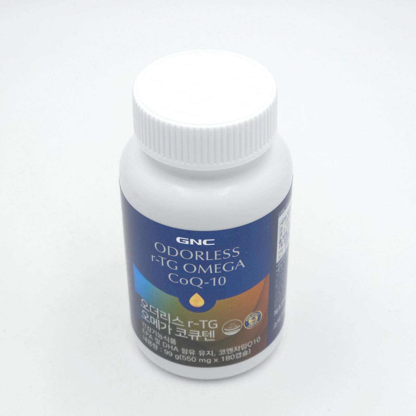 GNC Odorless r-TG Omega CoQ-10 180 Softgels