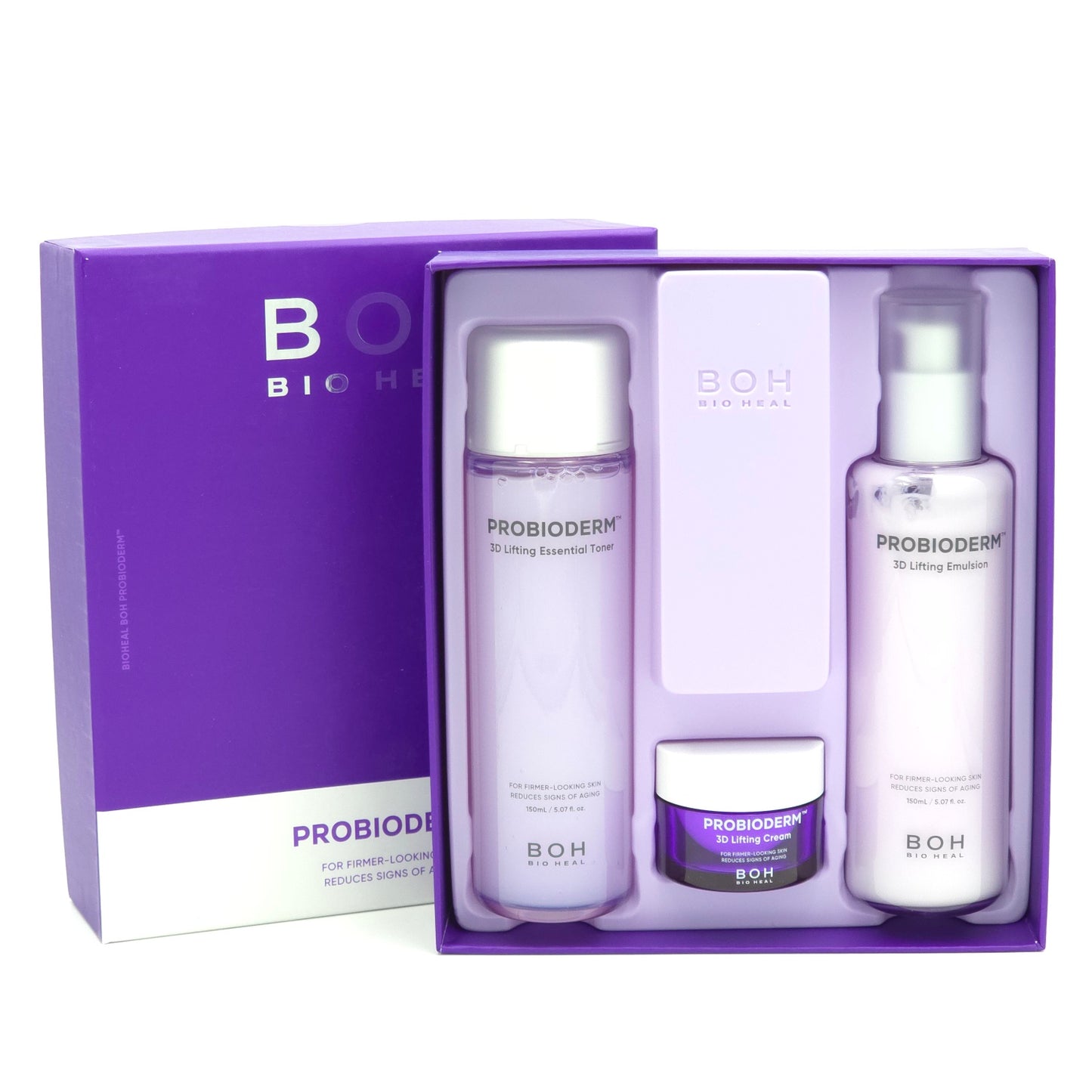 BIOHEAL BOH Probioderm 3D Lifting Skincare Set Toner Emulsion Cream